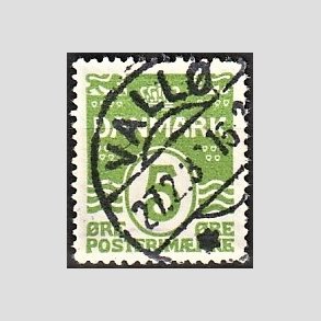 FRIM�RKER DANMARK | 1930 - AFA 183 - B�lgelinie 5 �re lysgr�n - Lux Stemplet 