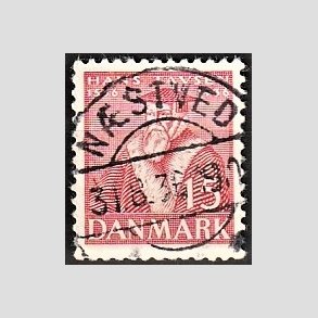 FRIM�RKER DANMARK | 1936 - AFA 232 - Reformationen 15 �re r�d - Lux Stemplet