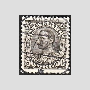 FRIMRKER DANMARK | 1934 - AFA 209 - Chr. X 50 re gr - Lux Stemplet Snderborg