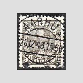 FRIMRKER DANMARK | 1934 - AFA 209 - Chr. X 50 re gr - Lux Stemplet Aarhus