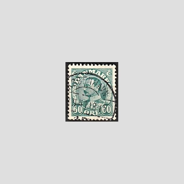 FRIMRKER DANMARK | 1934 - AFA 210 - Chr. X 60 re blgrn - Lux Stemplet