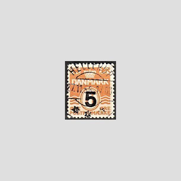 FRIMRKER DANMARK | 1955-56 - AFA 361 - 5/ 6 re orangerd Provisorier - Lux Stemplet Hellerup