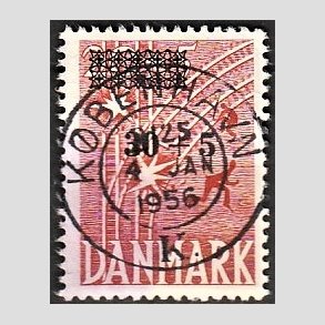 FRIMRKER DANMARK | 1955 - AFA 359 - Frihedsfond provisorier - 30 + 5/20 + 5 re rd - Pragt Stemplet