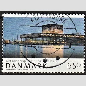 FRIM�RKER DANMARK | 2008 - AFA 1527 - Den danske nationalscene - 6,50 Kr. skuespilhuset - Pragt Stemplet