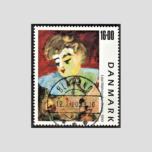 FRIMRKER DANMARK | 1999 - AFA 1219 - Frimrkekunst 2. - 16,00 Kr. "Dreng" - Pragt Stemplet