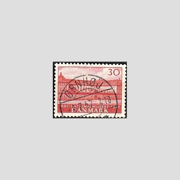 FRIMRKER DANMARK | 1957 - AFA 370 - Nationalmuseets 150 r - 30 re rd - Pragt Stemplet rnhj