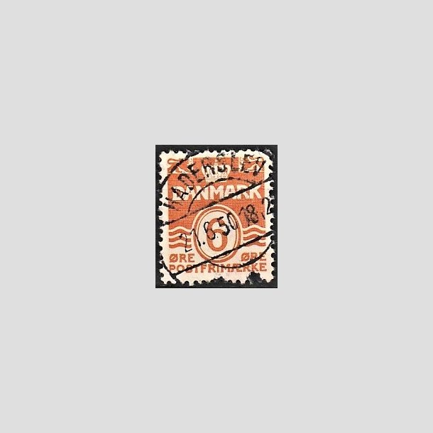 FRIMRKER DANMARK | 1940 - AFA 254 - Blgelinie 6 re orangegul - Lux Stemplet 