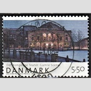 FRIM�RKER DANMARK | 2008 - AFA 1526 - Den danske nationalscene - 5,50 Kr. gamle scene - Pragt Stemplet