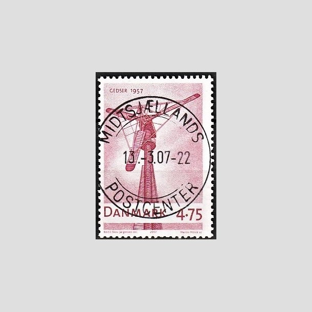 FRIMRKER DANMARK | 2007 - AFA 1493 - Danske vindmller - 4,75 Kr. rd - Pragt Stemplet