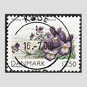 FRIM�RKER DANMARK | 2007 - AFA 1515 - Danmarks natur I - 13,50 Kr. flerfarvet - Pragt Stemplet