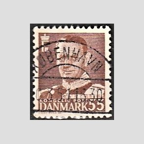 FRIMRKER DANMARK | 1951 - AFA 327 - Fr. IX 55 re brun - Lux Stemplet