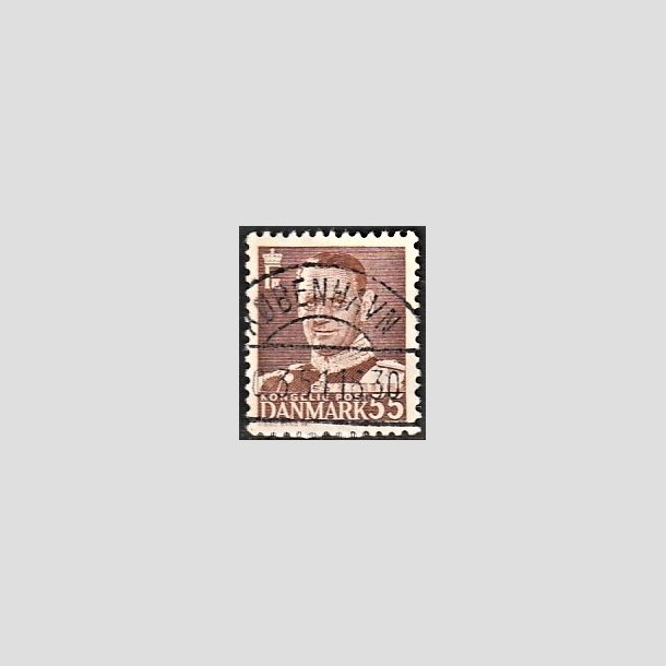 FRIMRKER DANMARK | 1951 - AFA 327 - Fr. IX 55 re brun - Lux Stemplet