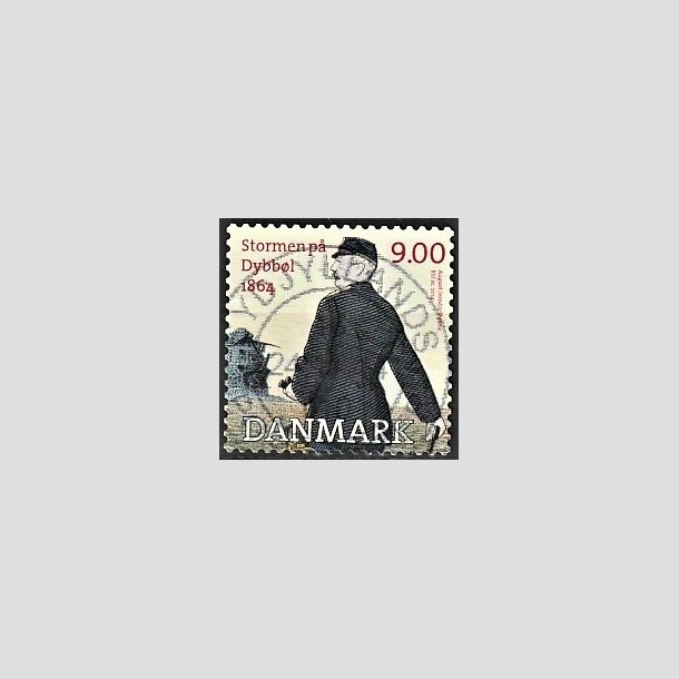 FRIMRKER DANMARK | 2014 - AFA 1770 - Dybbl 1864 - 9,00 Kr. flerfarvet - Lux Stemplet