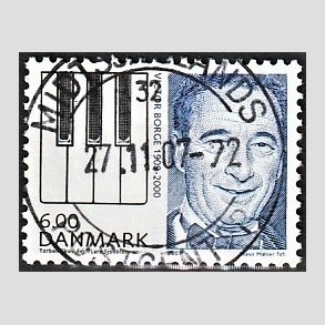 FRIM�RKER DANMARK | 2007 - AFA 1519 - Store danskere I - 6,00 Kr. flerfarvet - Lux Stemplet