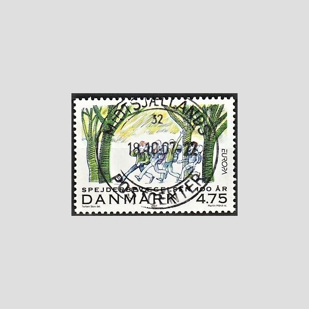 FRIMRKER DANMARK | 2007 - AFA 1510 - Spejderbevgelsen - 4,75 Kr. Marchtur - Pragt Stemplet