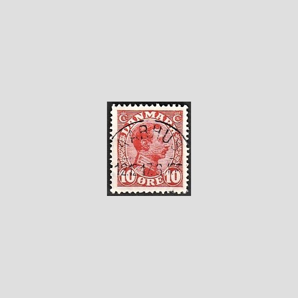 FRIMRKER DANMARK | 1913 - AFA 69 - Chr. X 10 re rd - Lux Stemplet