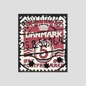 FRIM�RKER DANMARK | 1938 - AFA 246 - B�lgelinie 5 �re vinr�d - Lux Stemplet
