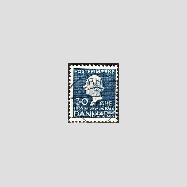 FRIMRKER DANMARK | 1935 - AFA 228 - H. C. Andersen 30 re bl - Lux Stemplet