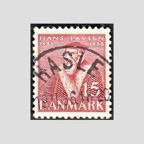 FRIM�RKER DANMARK | 1936 - AFA 232 - Reformationen 15 �re r�d - Lux Stemplet