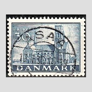 FRIM�RKER DANMARK | 1936 - AFA 233 - Reformationen 30 �re bl� - Lux Stemplet Asaa