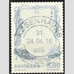 FRIM�RKER DANMARK | 2011 - AFA 1672 - Mode - 8,00 Kr. flerfarvet - Pragt Stemplet