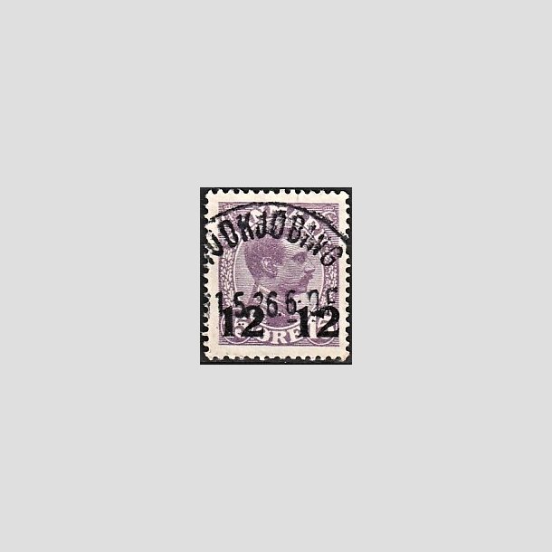 FRIMRKER DANMARK | 1926 - AFA 159 - 12 12/15 re violet Chr. X provisorier - Lux Stemplet 