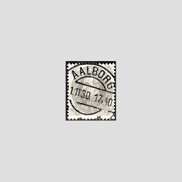 FRIMRKER DANMARK | 1930 - AFA 191 - Chr. X 60 r 20 re gr - Lux Stemplet