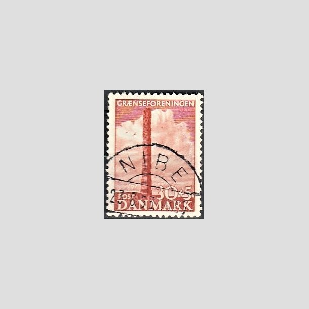 FRIMRKER DANMARK | 1953 - AFA 345 - Skamlingsbanken - 30 + 5 re rd - Pragt Stemplet