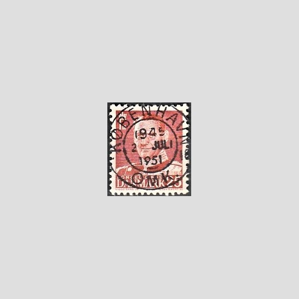 FRIMRKER DANMARK | 1950 - AFA 321 - Fr. IX 25 re rd - Lux Stemplet