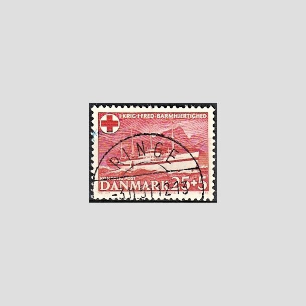 FRIMRKER DANMARK | 1951 - AFA 333 - Jutlandia 25 + 5 re rd - Lux Stemplet 