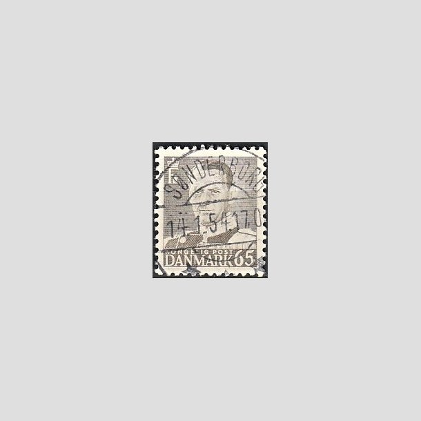 FRIMRKER DANMARK | 1952-53 - AFA 340 - Fr. IX 65 re gr - Lux Stemplet