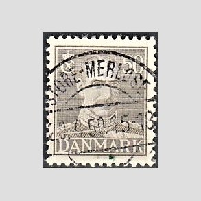 FRIMRKER DANMARK | 1945 - AFA 289 - Chr. X 50 re gr - Lux Stemplet