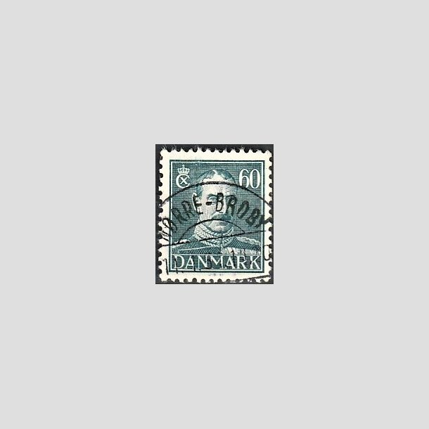 FRIMRKER DANMARK | 1944 - AFA 284 - Chr. X 60 re blgrn - Lux Stemplet