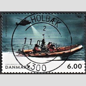FRIM�RKER DANMARK | 2012 - AFA 1698 - Norden ved havet - 6,00 Kr. flerfarvet - Pragt Stemplet