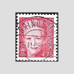 FRIMRKER DANMARK | 2005 - AFA 1449 - Dronning Margrethe II - 4,75 Kr. rd - Pragt Stemplet