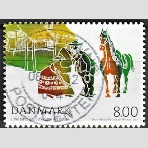 FRIM�RKER DANMARK | 2012 - AFA 1713 - H.C. Andersens eventyr - 8,00 Kr. flerfarvet - Pragt Stemplet