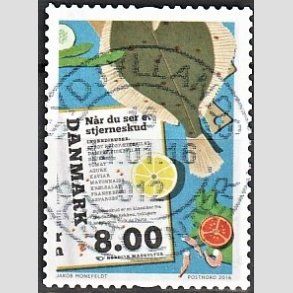 FRIM�RKER DANMARK | 2016 - AFA 1841 - Nordisk madkultur - 8,00 Kr. flerfarvet - Pragt Stemplet