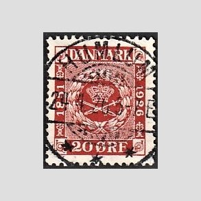 FRIM�RKER DANMARK | 1926 - AFA 155 - Frim�rkets 75 �rs jubil�um 20 �re r�d - Lux Stemplet