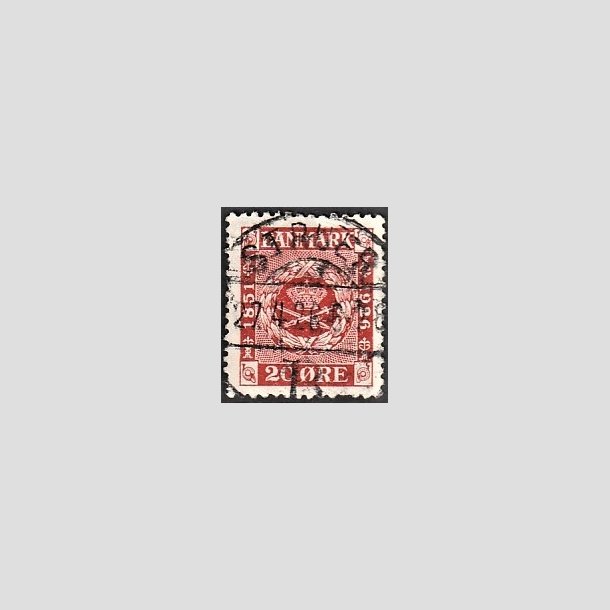 FRIMRKER DANMARK | 1926 - AFA 155 - Frimrkets 75 rs jubilum 20 re rd - Lux Stemplet