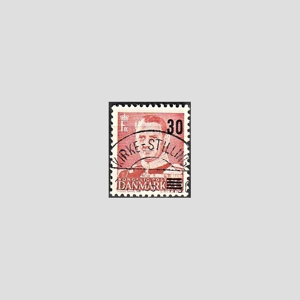 FRIMRKER DANMARK | 1955 - AFA 363 - Provisorier - 30/20 re rd - Pragt Stemplet