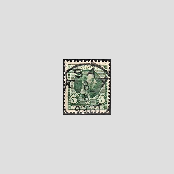 FRIMRKER DANMARK | 1921-22 - AFA 127 - Chr. X 30 re orange - Lux Stemplet