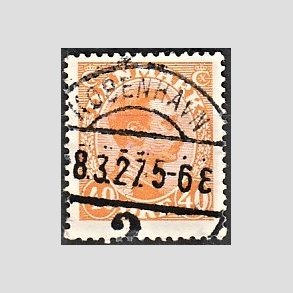 FRIMRKER DANMARK | 1925-26 - AFA 150 - Chr. X 40 re orange - Lux Stemplet 