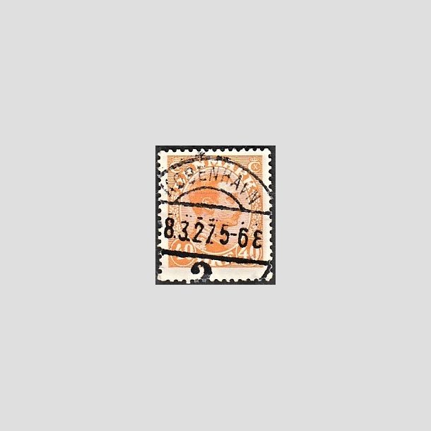 FRIMRKER DANMARK | 1925-26 - AFA 150 - Chr. X 40 re orange - Lux Stemplet 