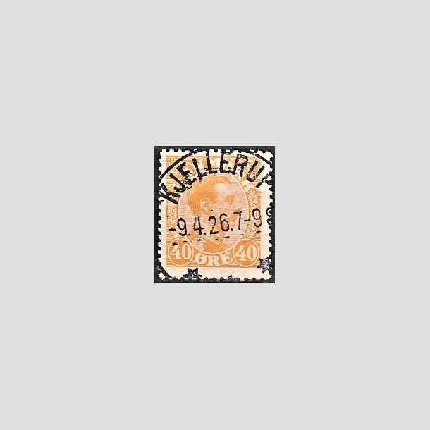 FRIMRKER DANMARK | 1925-26 - AFA 150 - Chr. X 40 re orange - Lux Stemplet 