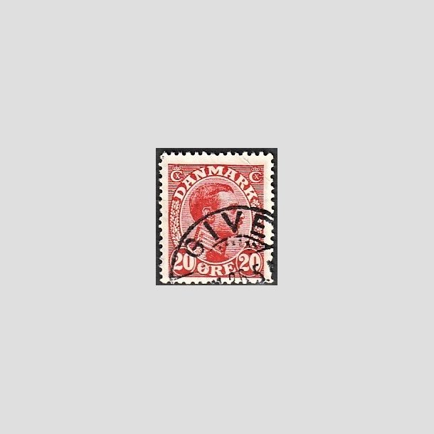 FRIMRKER DANMARK | 1925-26 - AFA 147 - Chr. X 20 re rd - Lux Stemplet