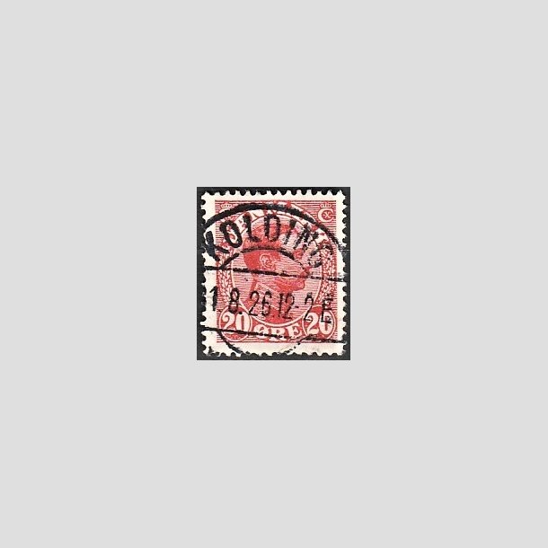 FRIMRKER DANMARK | 1925-26 - AFA 147 - Chr. X 20 re rd - Lux Stemplet