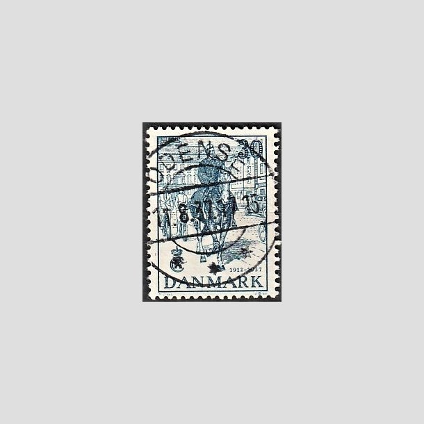 FRIMRKER DANMARK | 1937 - AFA 242 - Chr. X 25 re jubilum 30 re bl - Lux Stemplet