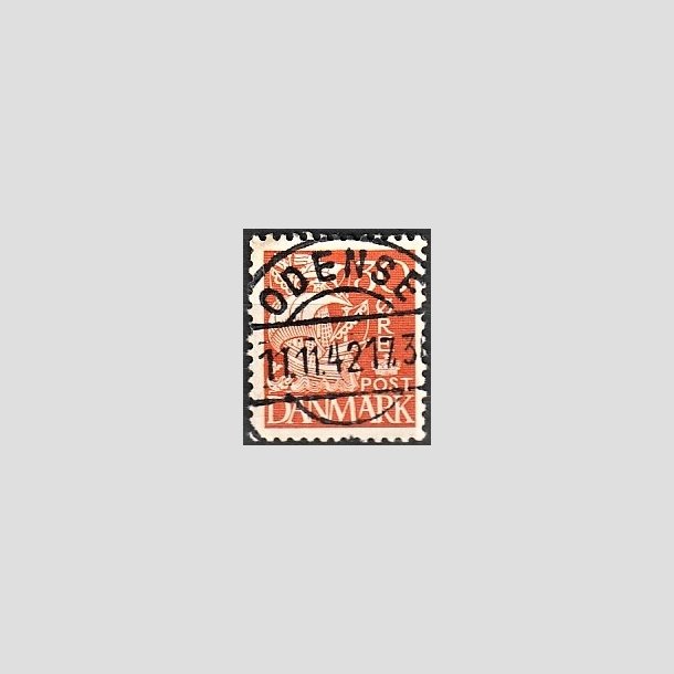 FRIMRKER DANMARK | 1940 - AFA 259 - Karavel 30 re orange Type II - Lux Stemplet Odense