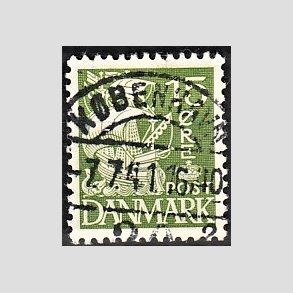 FRIM�RKER DANMARK | 1940 - AFA 257 - Karavel 15 �re gr�n Type II - Lux Stemplet