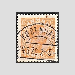 FRIMRKER DANMARK | 1925-26 - AFA 150 - Chr. X 40 re orange - Lux Stemplet 